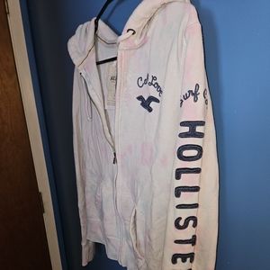 Tye Dye Hollister Cali Love Long Sleeve Zip Up Hoodie
